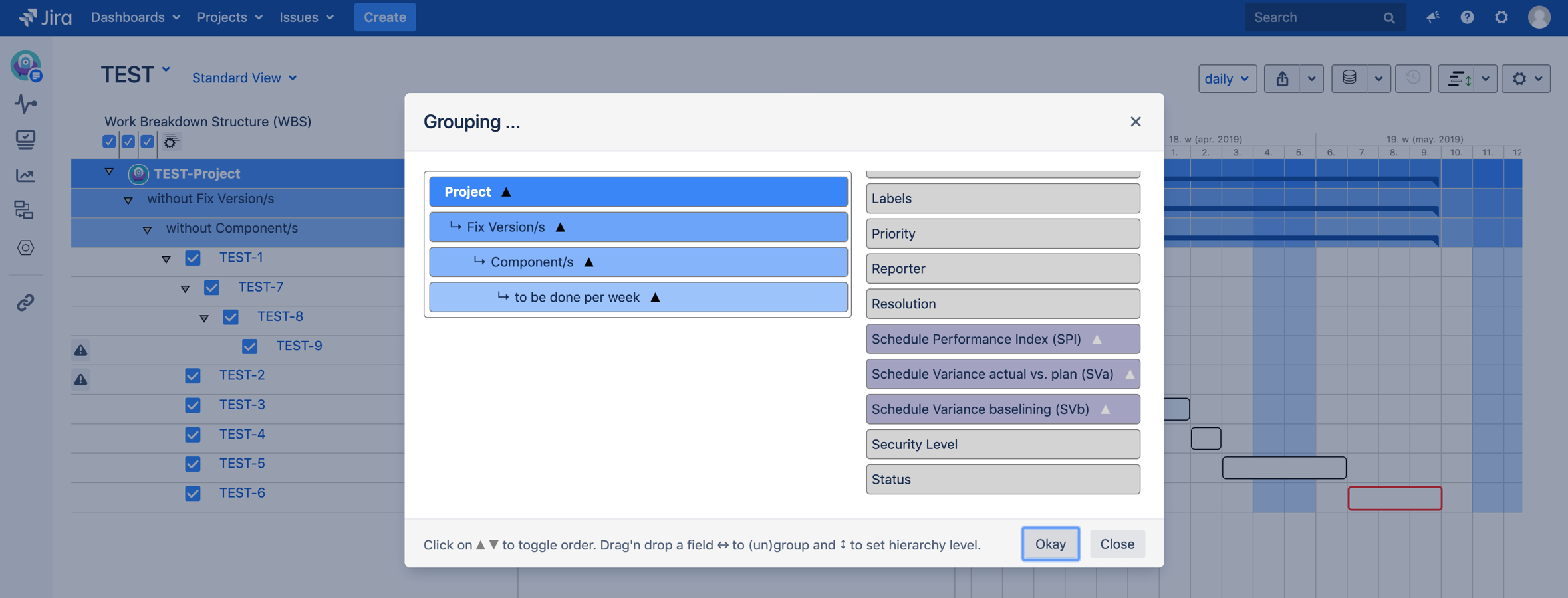 Gantt-Chart for Jira screenshot 1